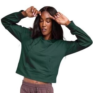 FLX Embrace Green French Terry Popover Hoodie Warrior Sweatshirt Large NEW